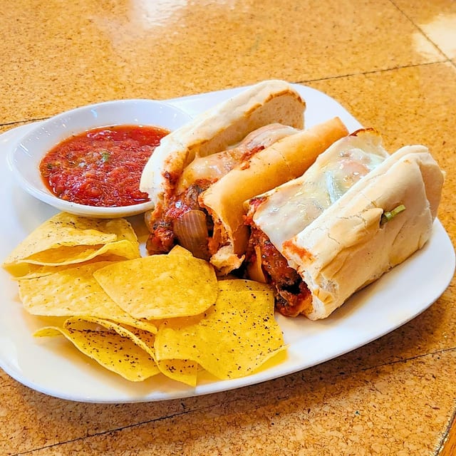 Tap Room Meatball Sub.