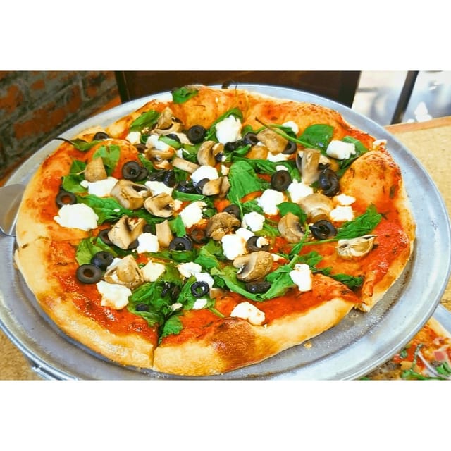Three Topping Special Pizza.