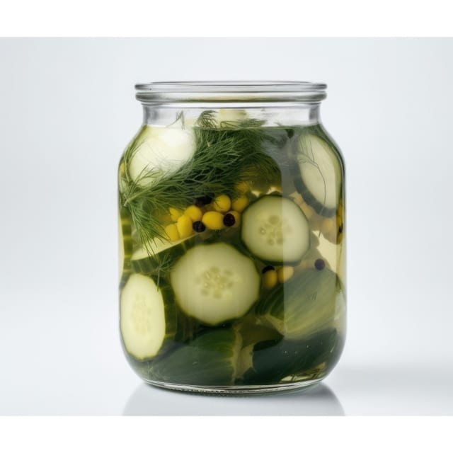 Pickle slices.