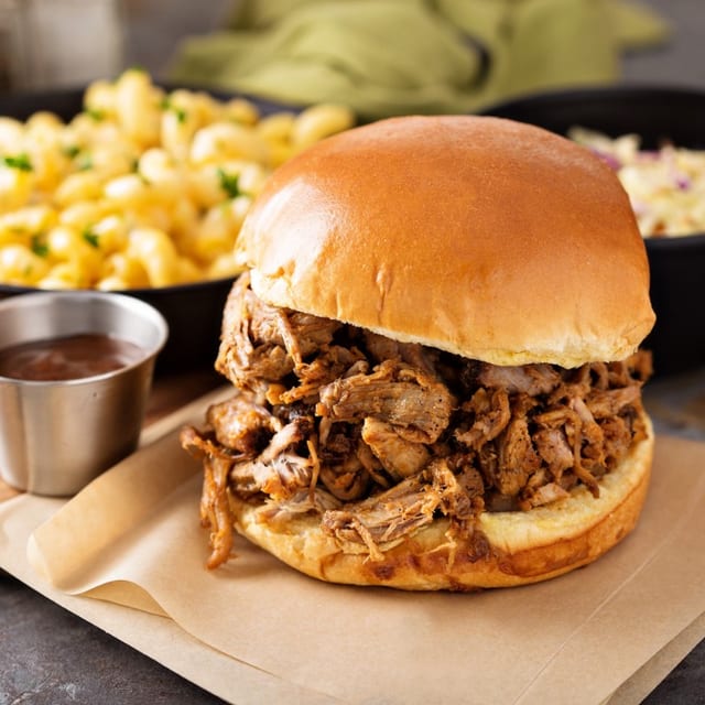 Carolina Carnitas Sandwich.