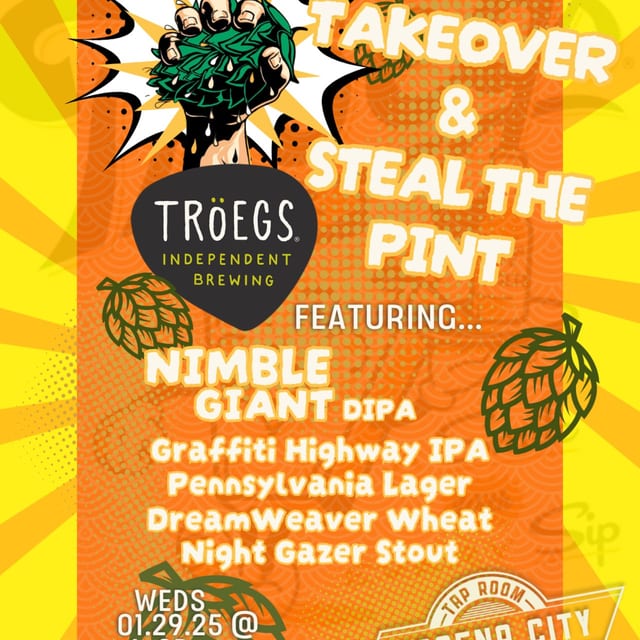 Troegs Independant Brewing Tap Takeover & Steal the Pint